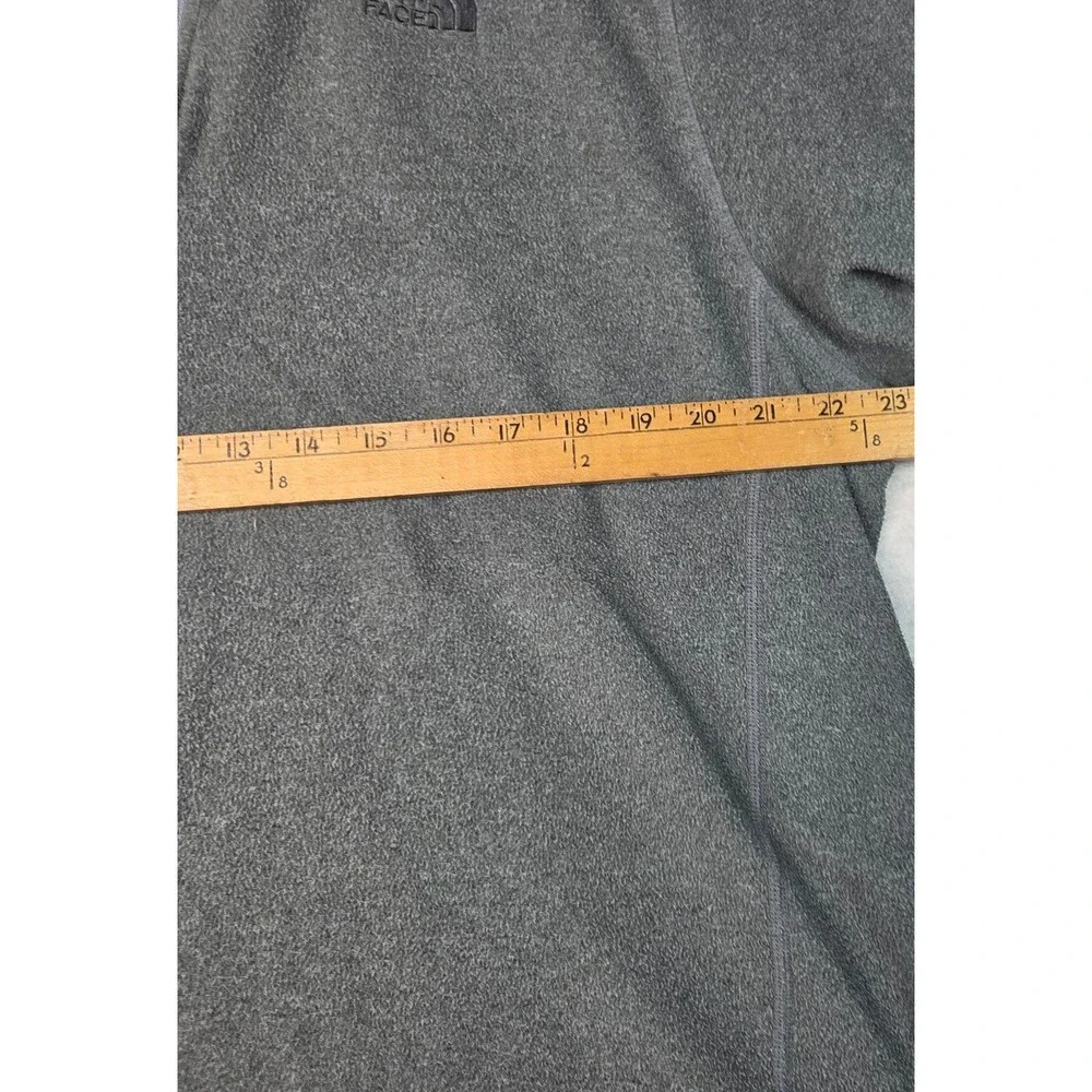 The North Face 1/4 Zip Fleece Pullover Gray Men's XL Outdoor Jacket